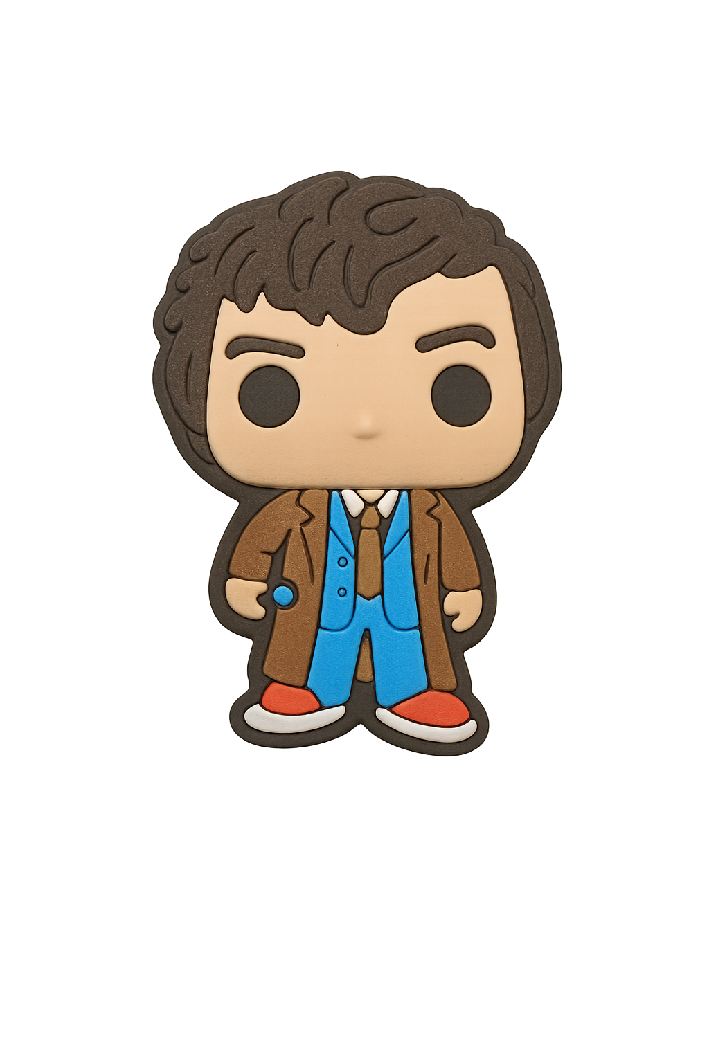 Cute doctor who figurine vinyl toy, ideal for medical fans and collectibles.