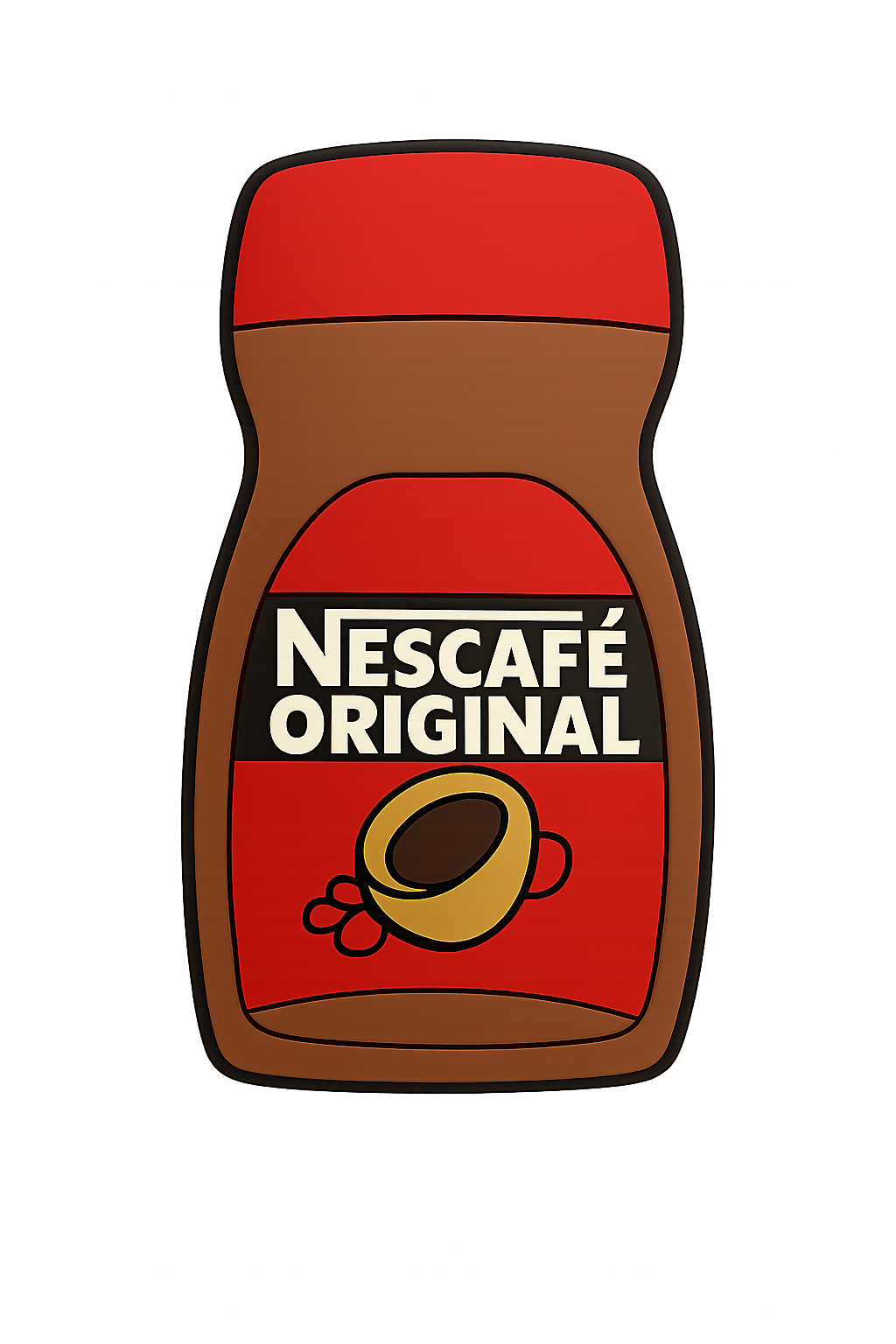 NECTAR Original coffee flavor compact tin, iconic coffee branding, popular Nescafe product.