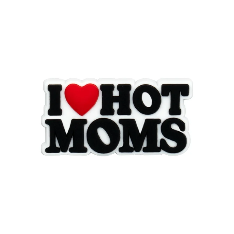 I <3 Hot Moms Jibbitz-Charms for Crocs