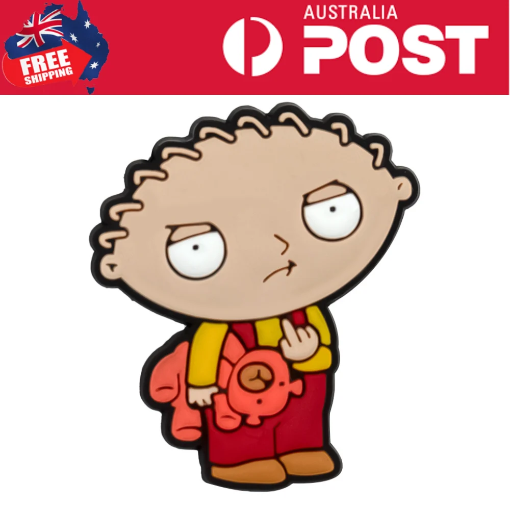 Set of Family Guy - Themed Shoe Jibbitz-Charms for Crocs