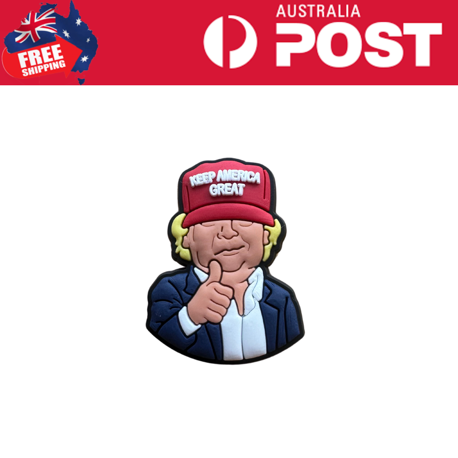 President Donald Trump Collection For Crocs Shoe Charms Jibbitz - Image 3