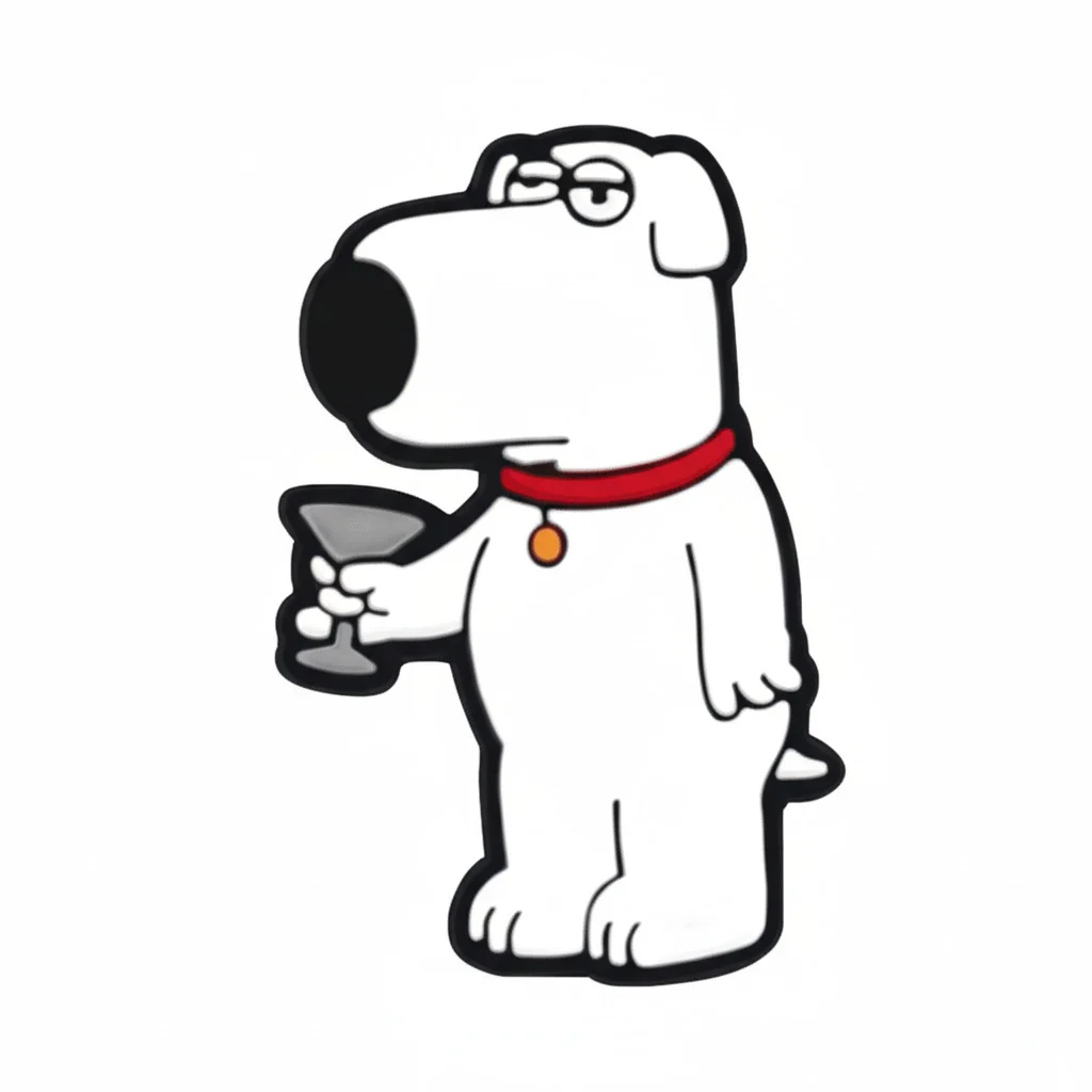 Brian Griffin Family Guy Jibbitz-Charms for Crocs