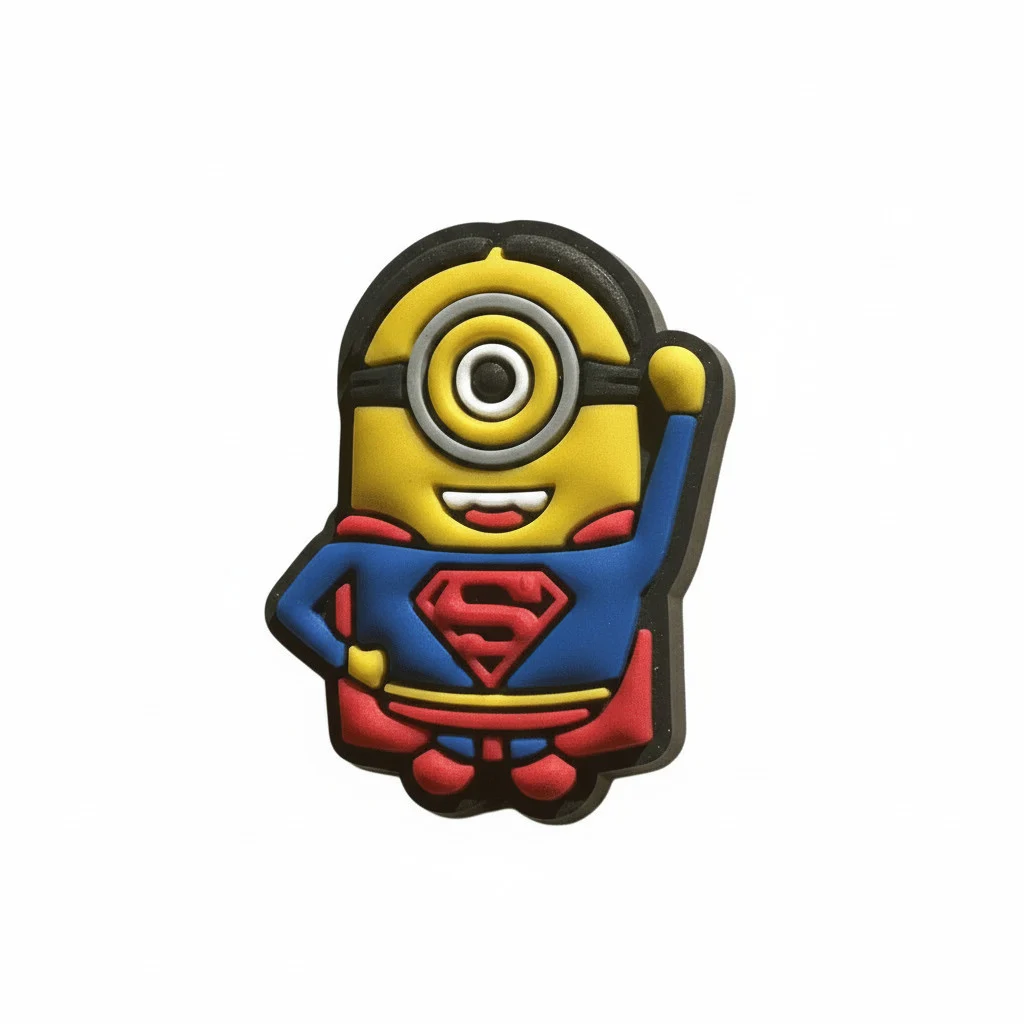 Minion Superman Jibbitz-Charms for Crocs