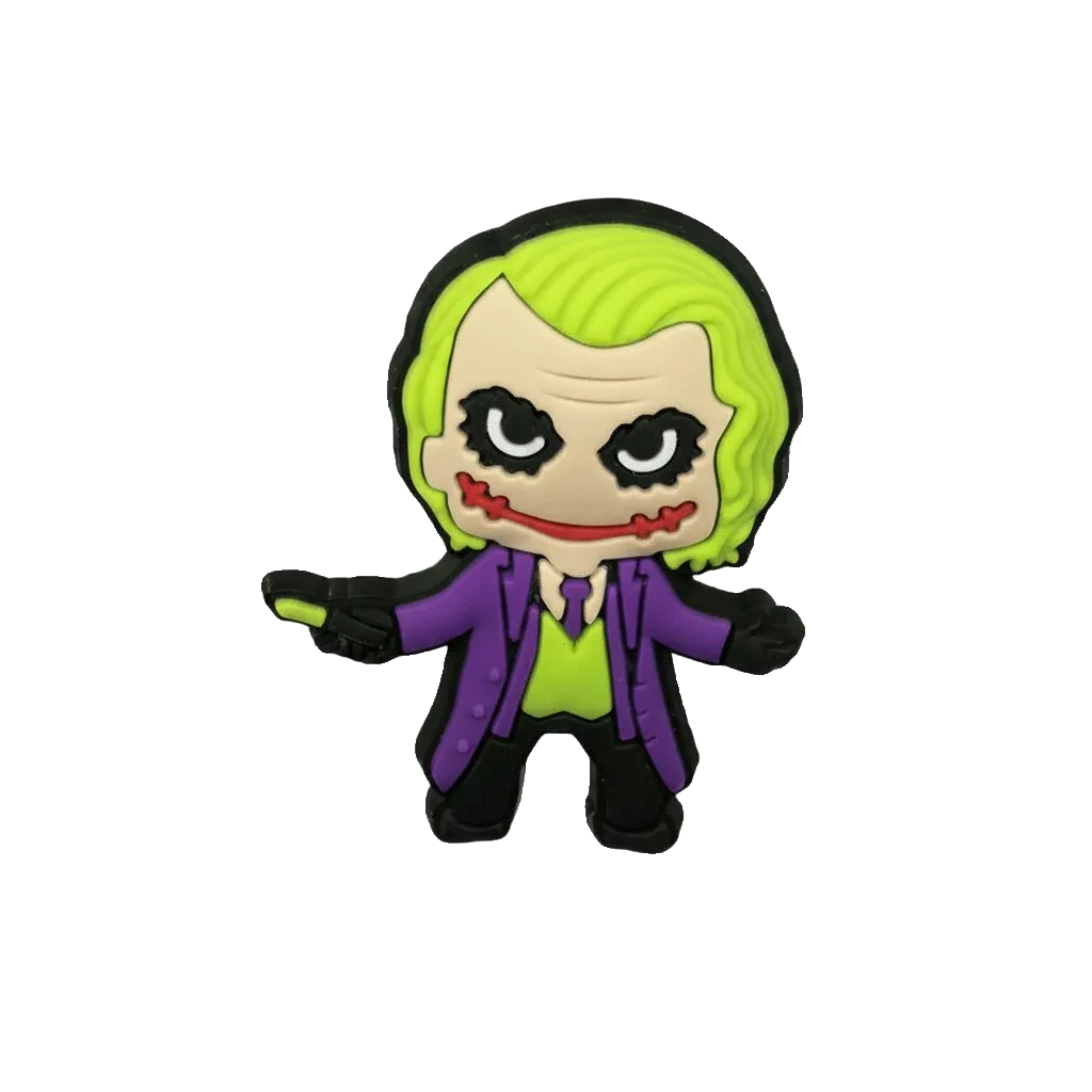 dark knight joker heath ledger croc charm jibbitz shoe accessory