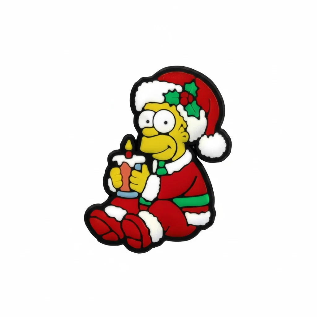 Homer Simpson Christmas Jibbitz-Charms for Crocs