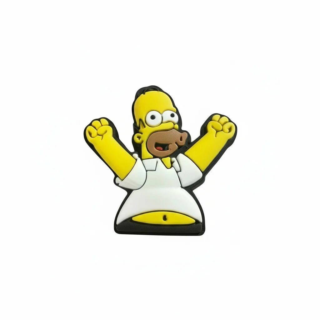 Homer Simpson Happy Jibbitz-Charms for Crocs