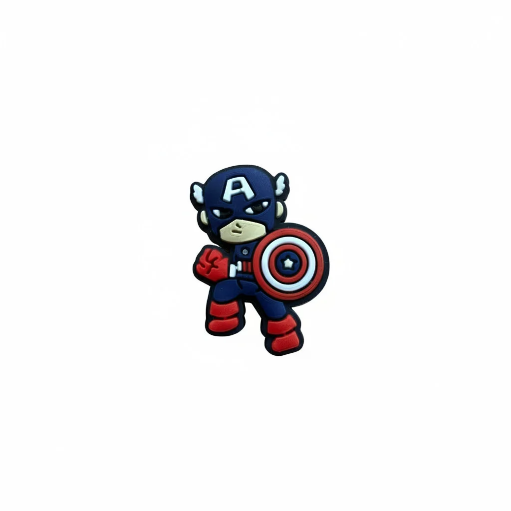 Captain America Superhero Jibbitz-Charms for Crocs