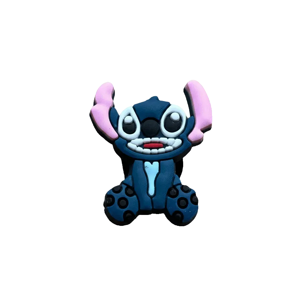 stitch cartoon croc charm jibbitz shoe accessory