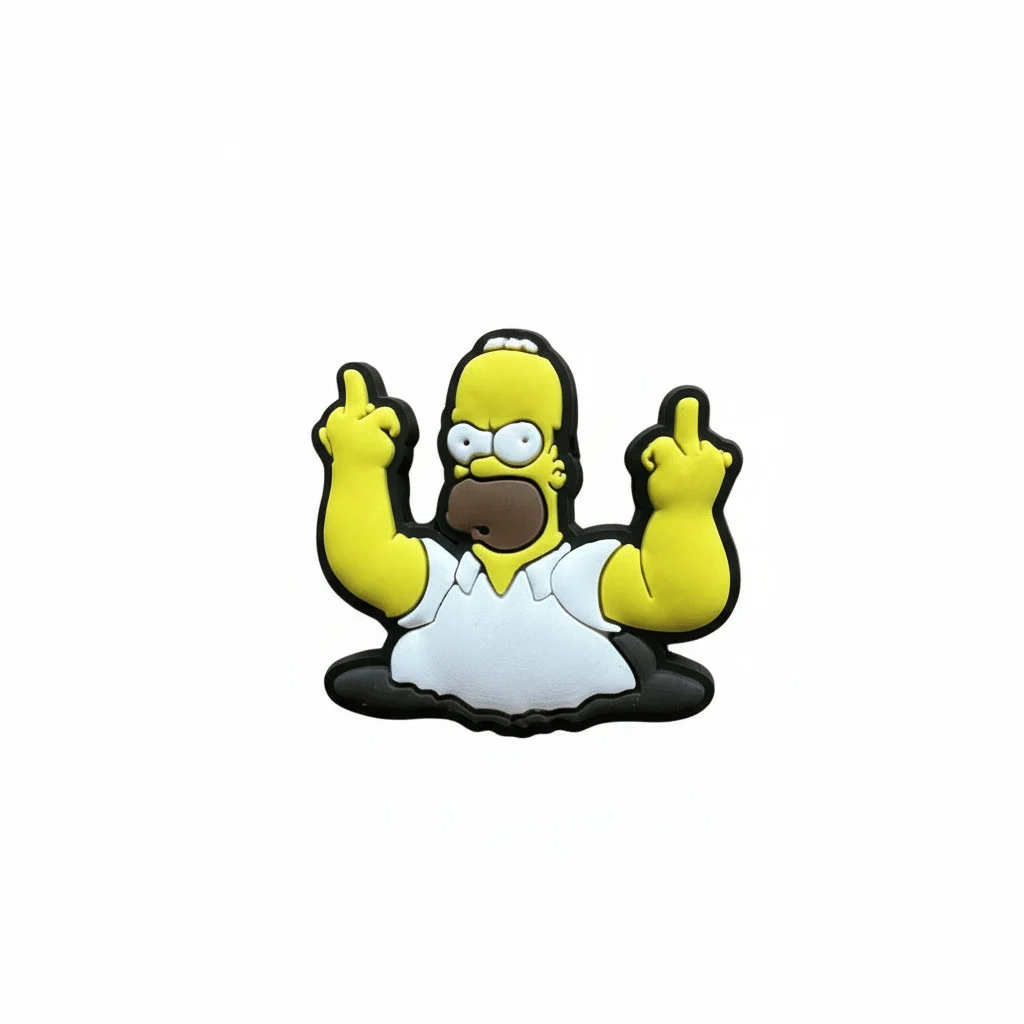 Rude Homer Jibbitz-Charms for Crocs