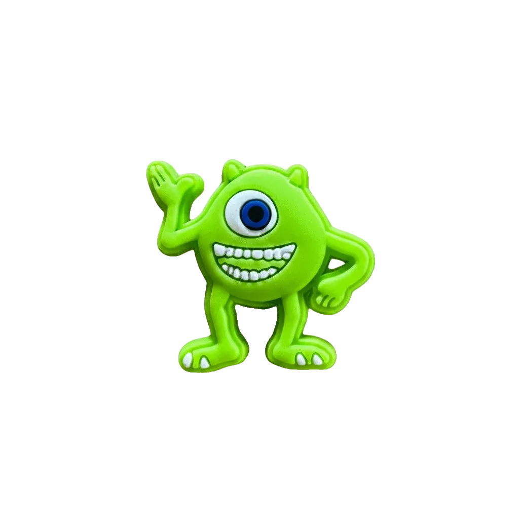 mike wazowski monsters inc croc charm jibbitz shoe accessory