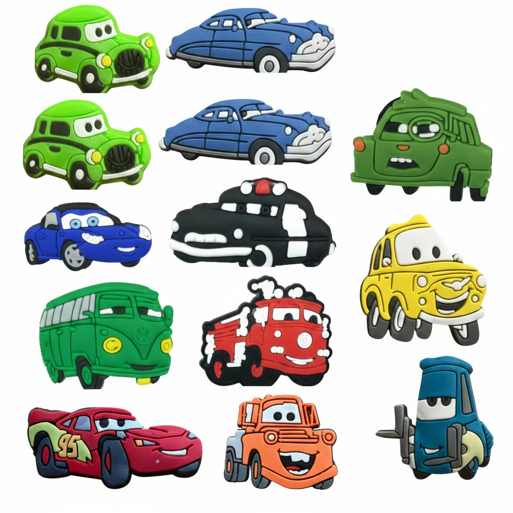 Cartoon Car Collection Jibbitz-Charms for Crocs