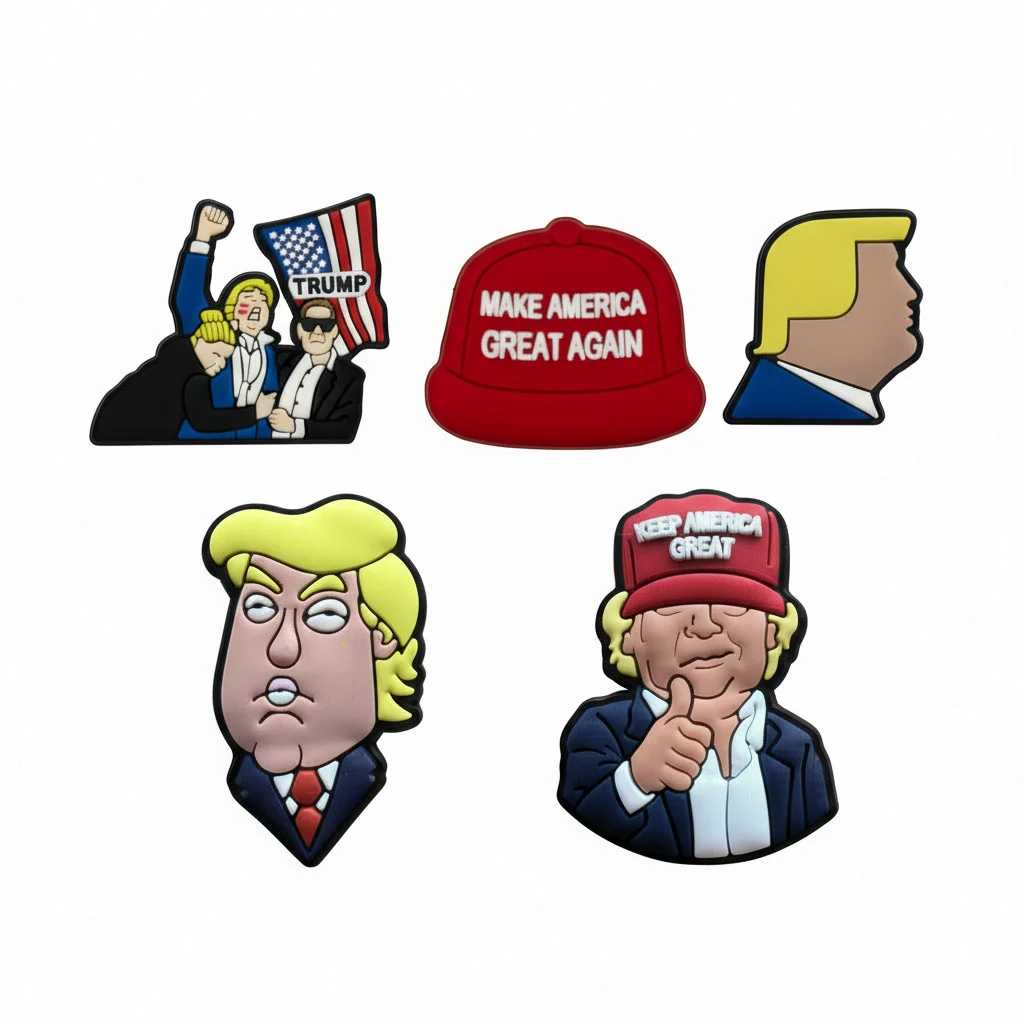 President Donald Trump Collection Jibbitz-Charms for Crocs