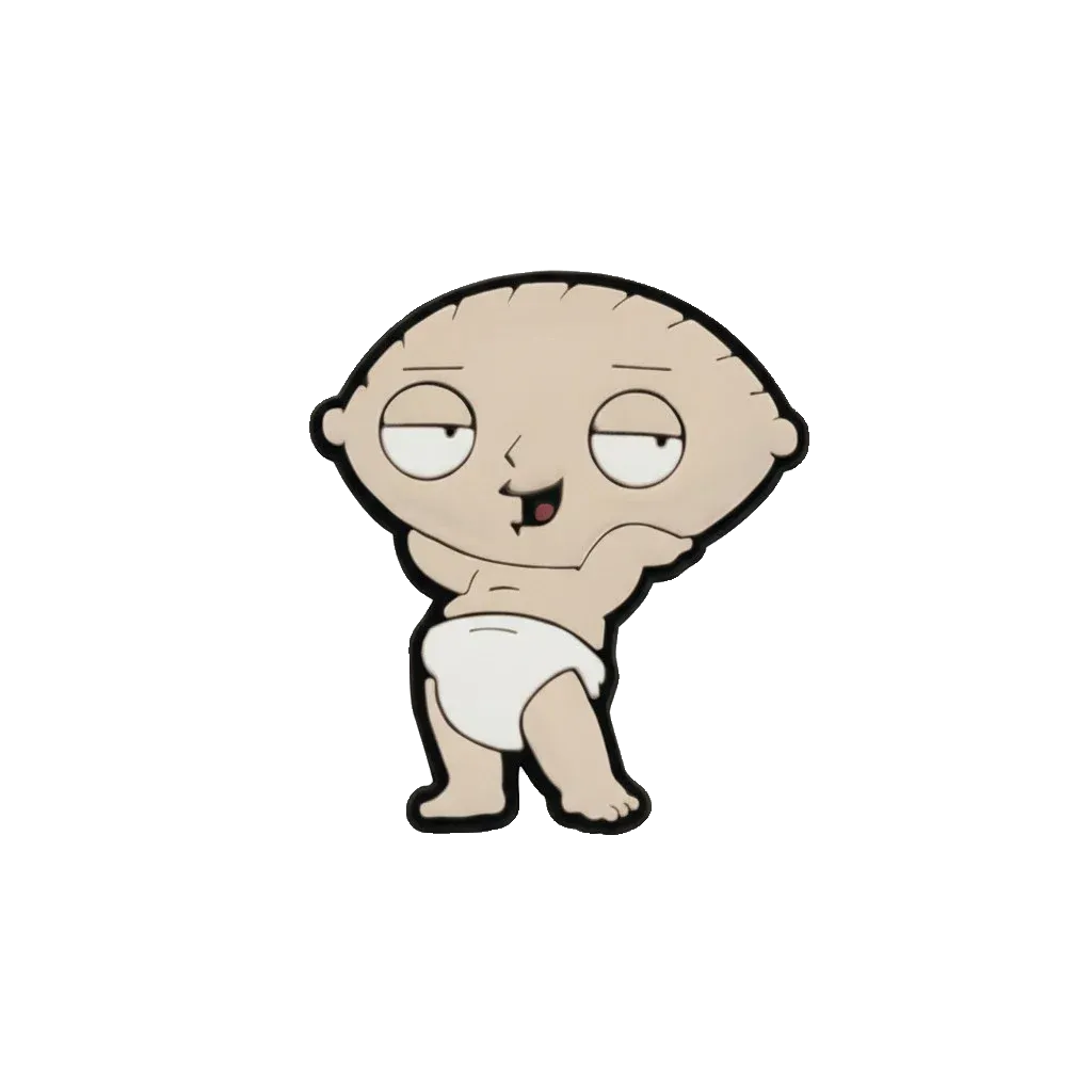 stewie griffin family croc charm jibbitz shoe accessory
