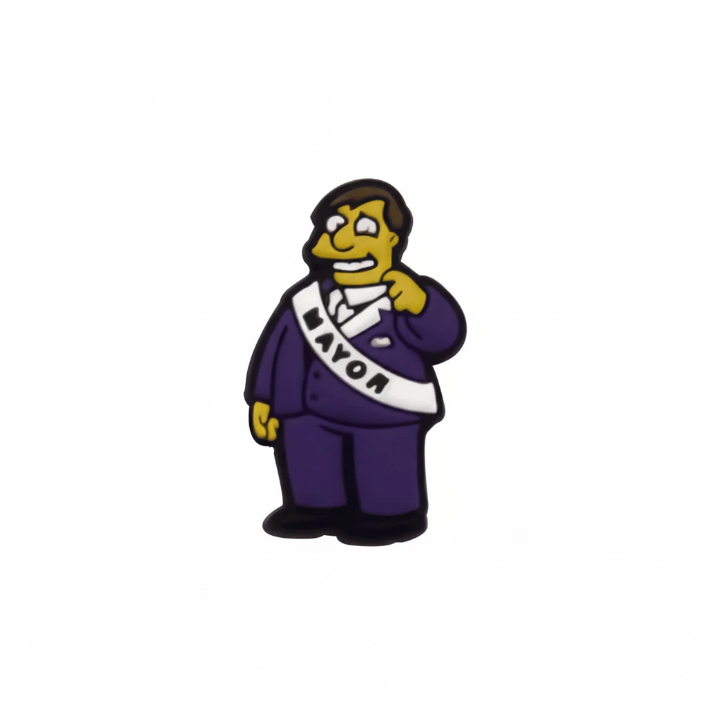 Mayor The Simpsons Jibbitz-Charms for Crocs