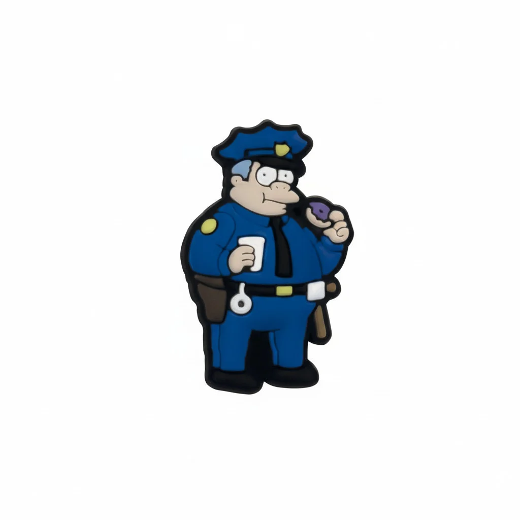 Eddie Simpsons Police Jibbitz-Charms for Crocs