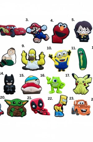 For Jibbitz - Crocs Movie Tv Show Video Game Charms Shoe