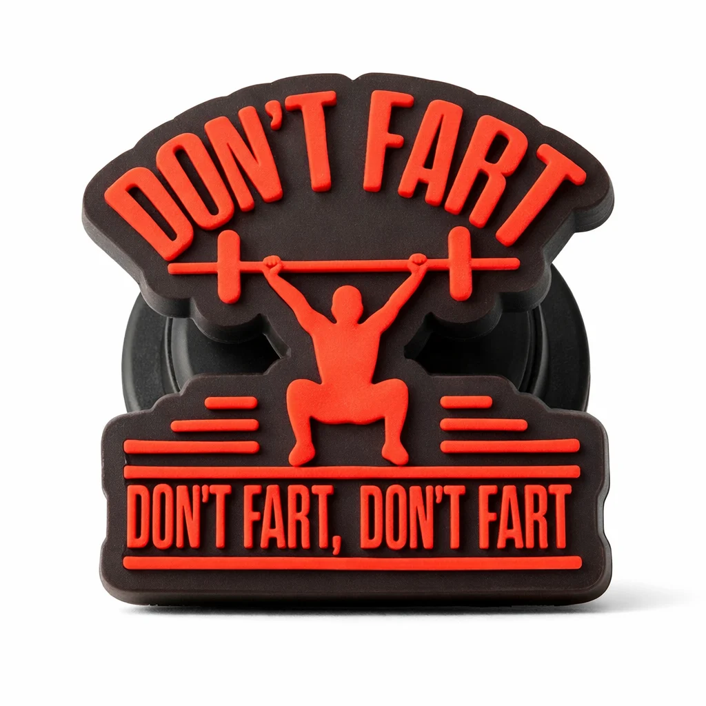 Don’t Fart Gym Charm For Jibbitz-Crocs Charms