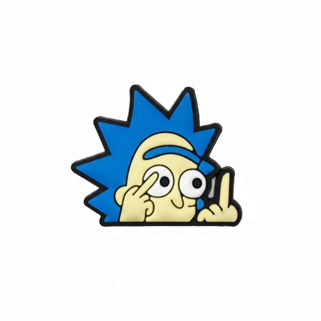 Rick Middle Finger For Jibbitz-Crocs Charms