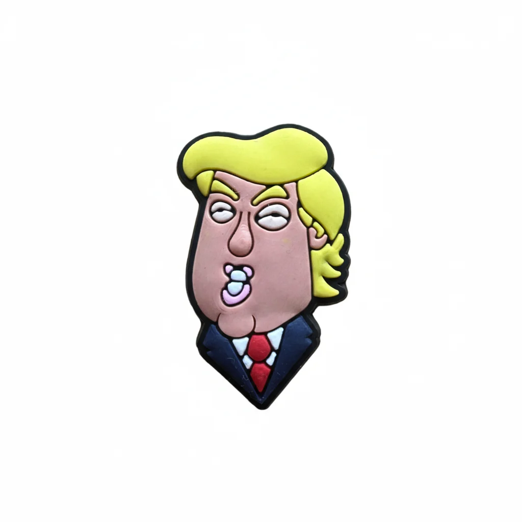 Donald Trump Cartoon Shoe For Jibbitz-Crocs Charms