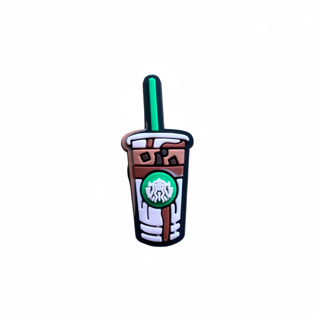 Iced Coffee Drink Shoe Charm For Jibbitz-Crocs Charms
