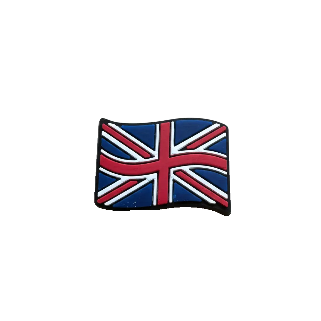 United Kingdom Country Flag croc charm jibbitz shoe accessory