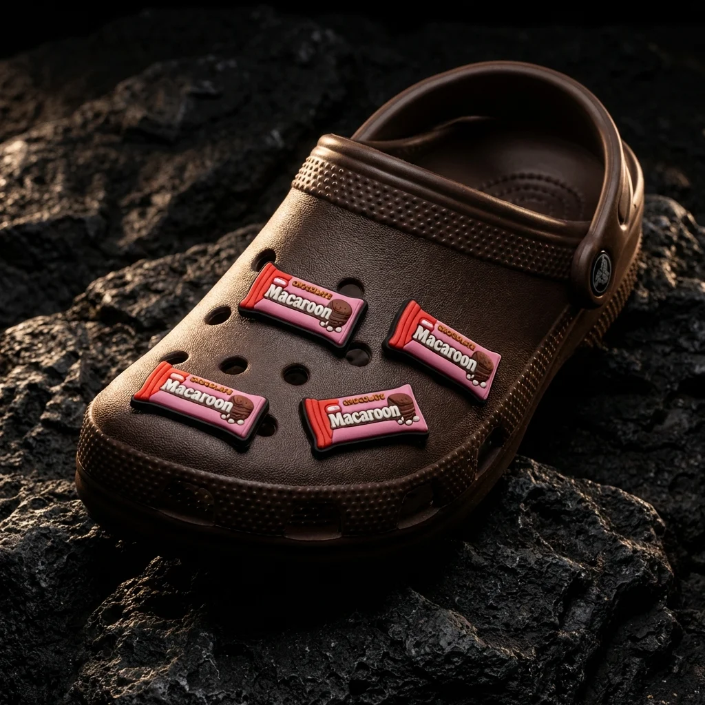 Chocolate Macaroon For Jibbitz-Crocs Charms