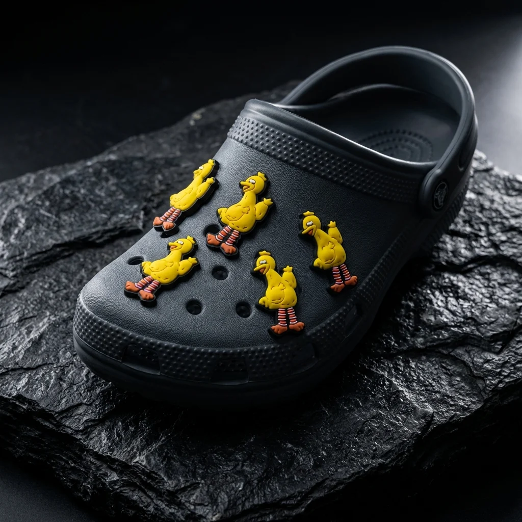 Big Bird Cartoon For Jibbitz-Crocs Charms