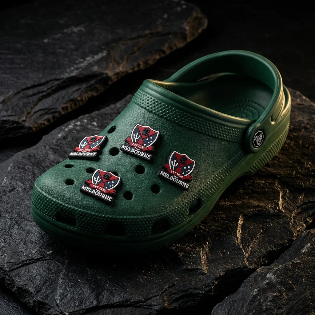 Melbourne Demons Logo For Jibbitz-Crocs Charms