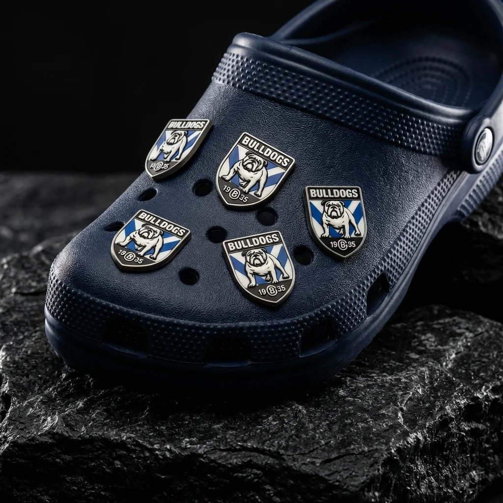 Bulldogs Logo For Jibbitz-Crocs Charms