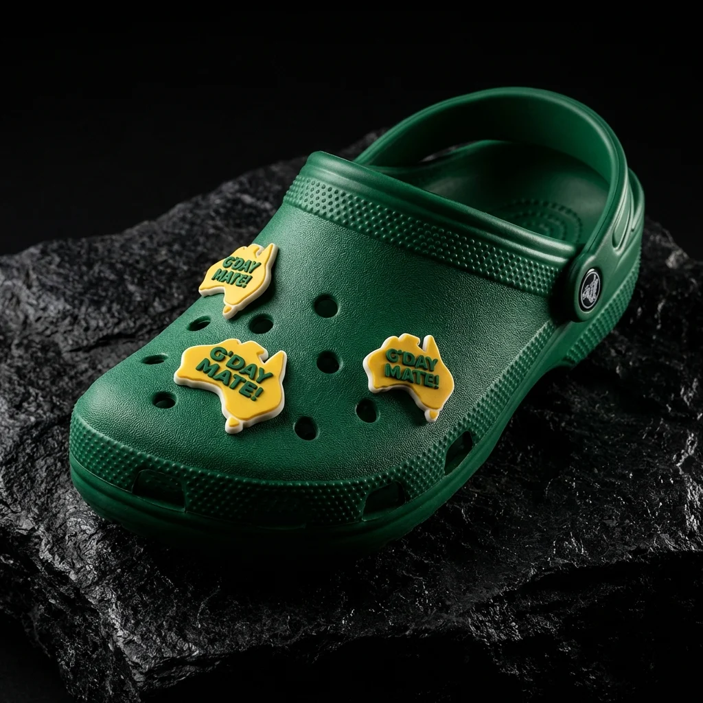 G’Day Mate Australia Map For Jibbitz-Crocs Charms