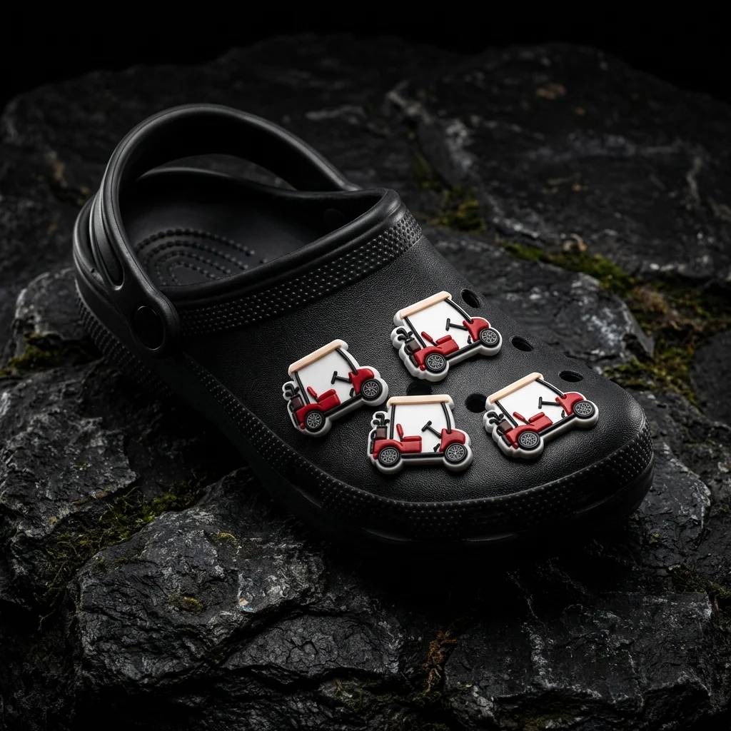 Golf Cart Shoe For Jibbitz-Crocs Charms