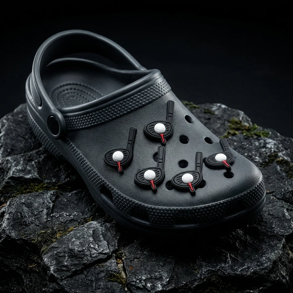 Golf Club Shoe For Jibbitz-Crocs Charms