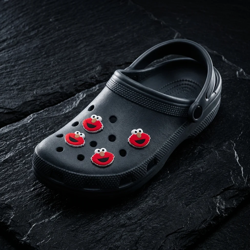 Elmo Face Shoe Charm For Jibbitz-Crocs Charms