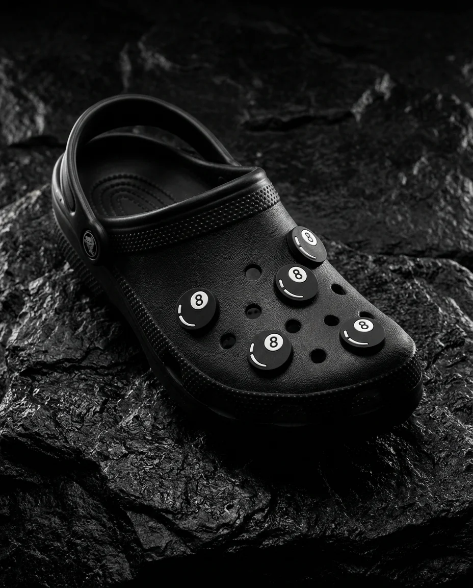 8 Ball Shoe Charm For Jibbitz-Crocs Charms