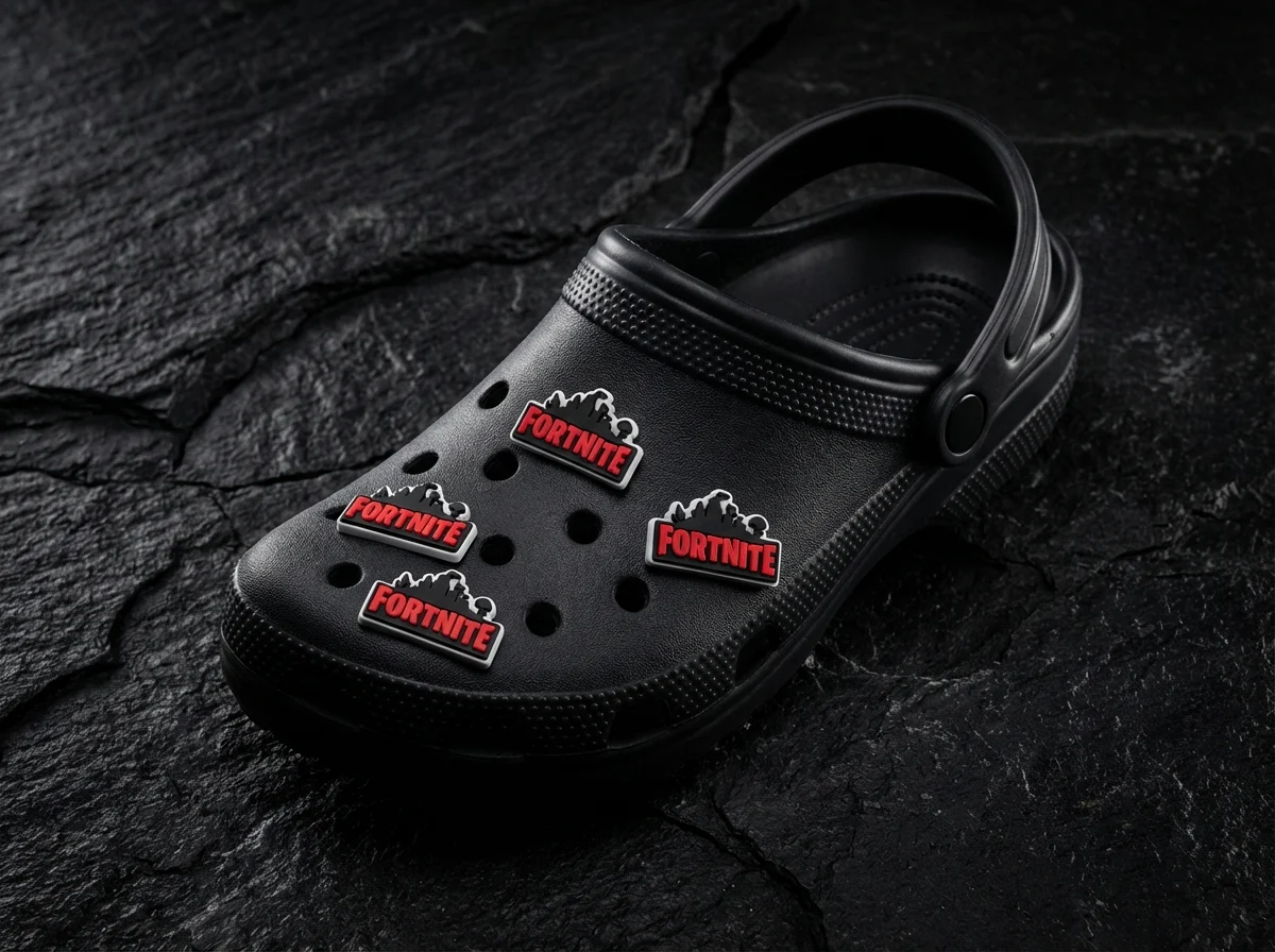 Fortnite Logo Shoe For Jibbitz-Crocs Charms