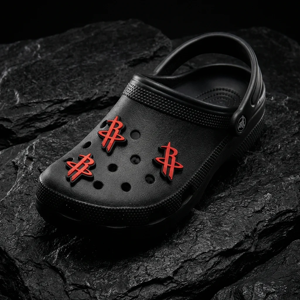 Houston Rockets Logo For Jibbitz-Crocs Charms