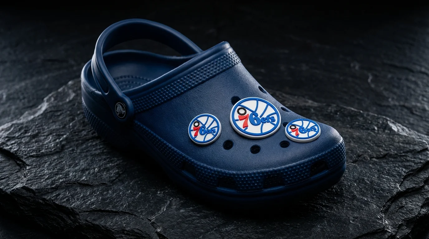 Philadelphia 76ers Logo For Jibbitz-Crocs Charms