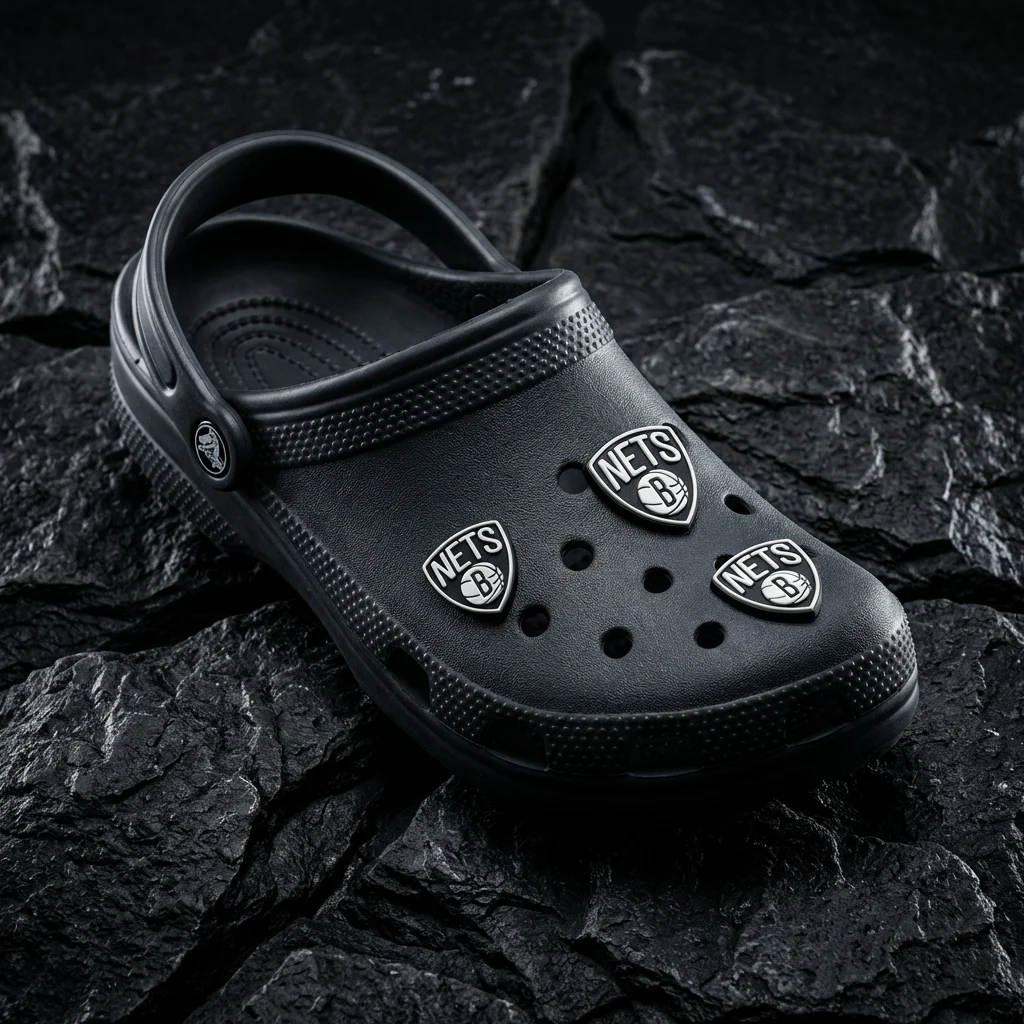 Brooklyn Nets Logo For Jibbitz-Crocs Charms