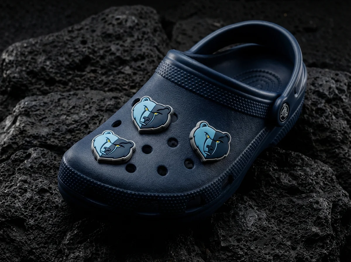 Memphis Grizzlies Logo For Jibbitz-Crocs Charms