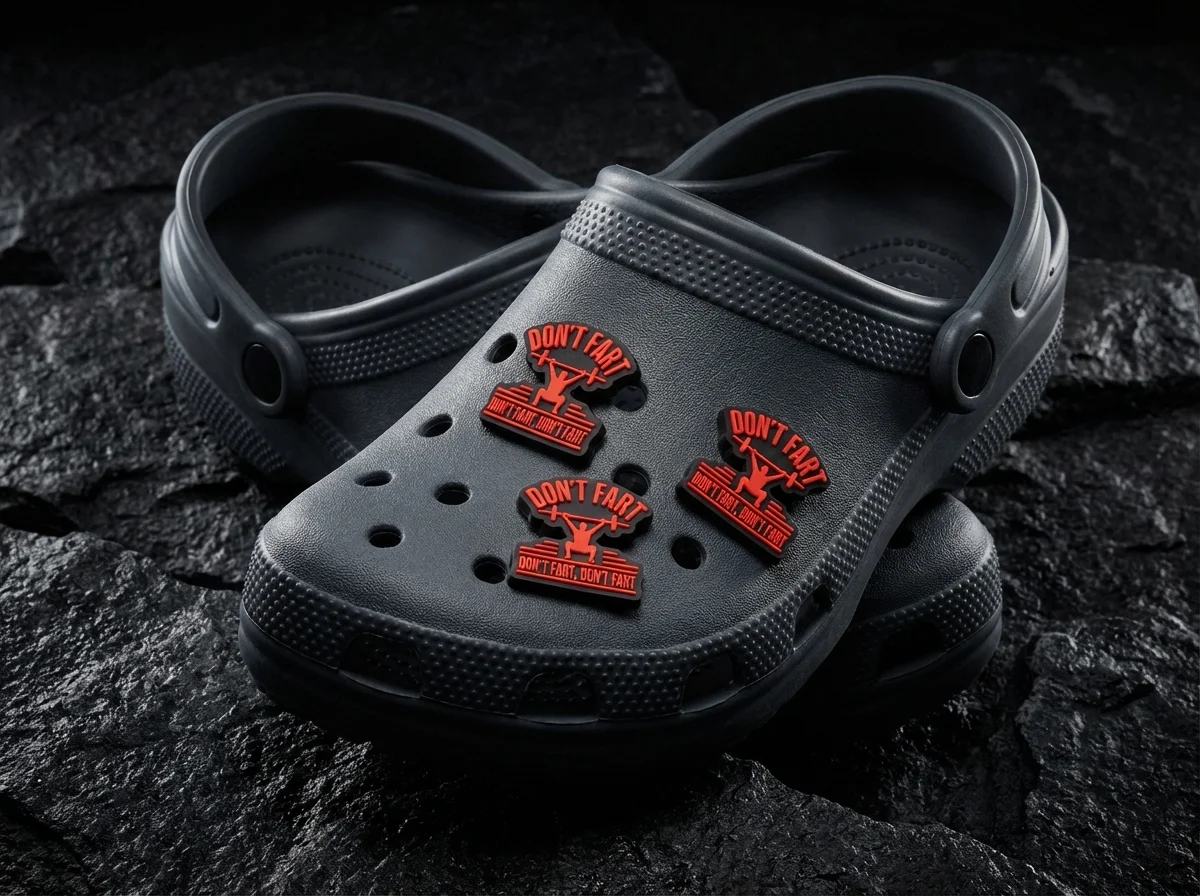 Don’t Fart Gym Charm For Jibbitz-Crocs Charms