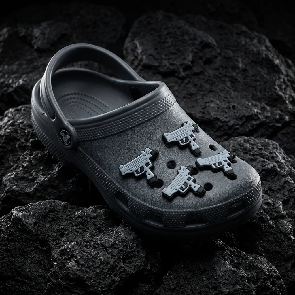 Uzi Gun For Jibbitz-Crocs Charms