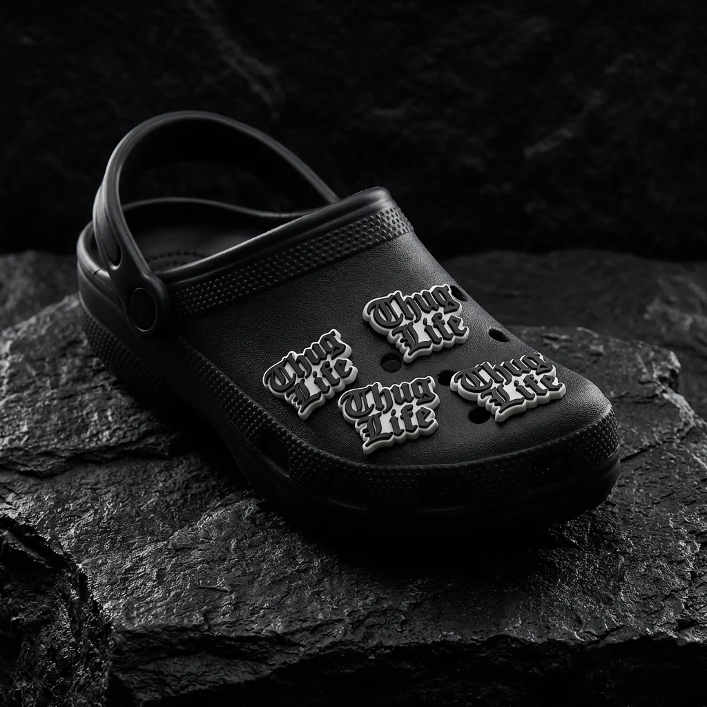 Thug Life For Jibbitz-Crocs Charms