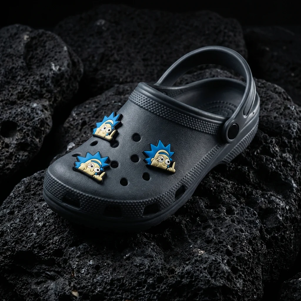 Rick Middle Finger For Jibbitz-Crocs Charms