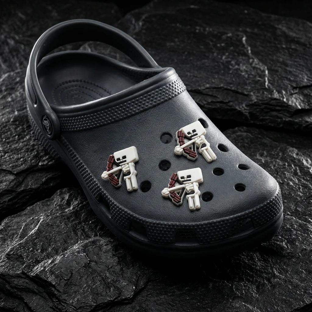 Skeleton Minecraft For Jibbitz-Crocs Charms