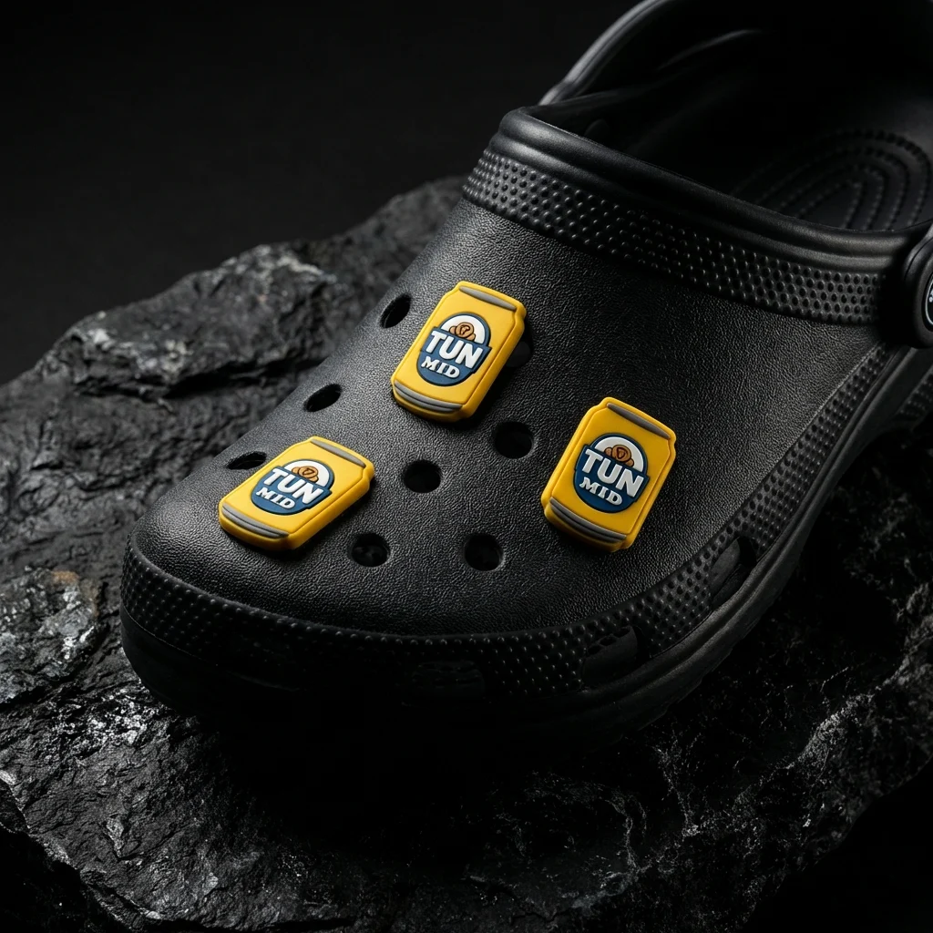 Tun Mid Beer Can Shoe Charm For Jibbitz-Crocs Charms