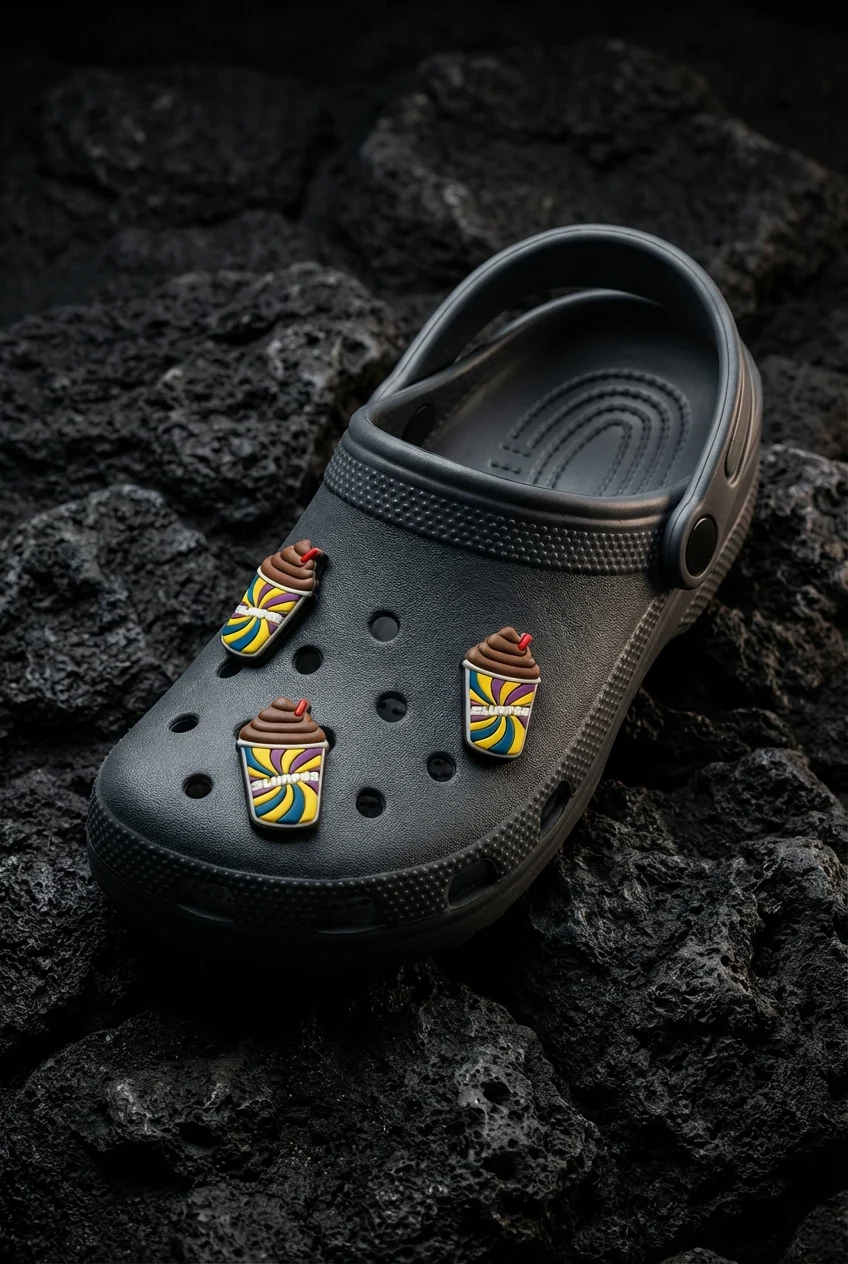 Colorful Slushie Slurpee Drink Shoe Charm For Jibbitz-Crocs Charms