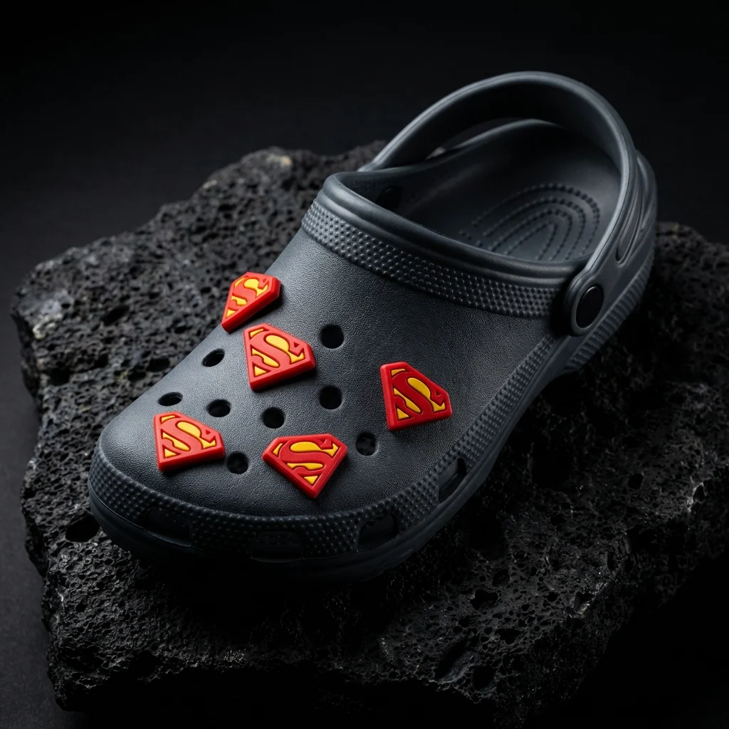 Superman Logo Shoe Charm For Jibbitz-Crocs Charms
