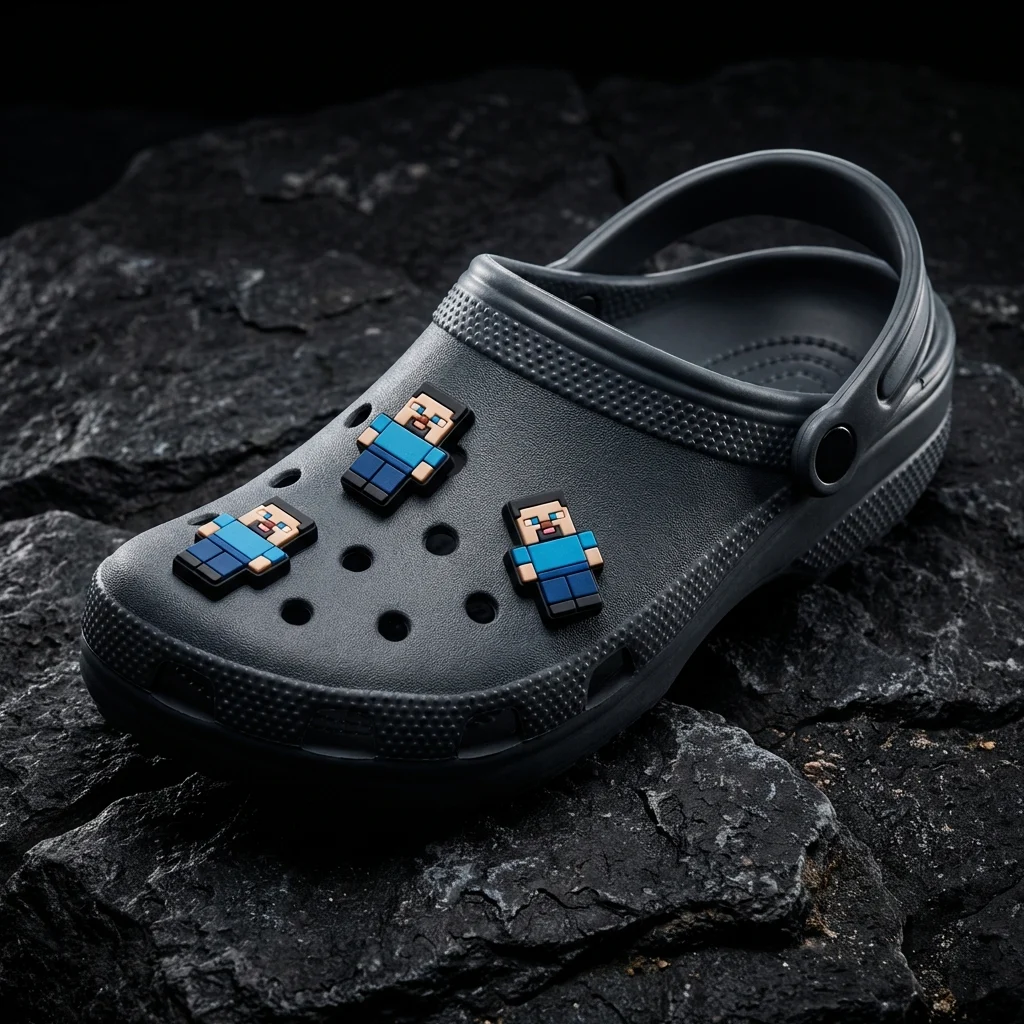 Steve Minecraft For Jibbitz-Crocs Charms