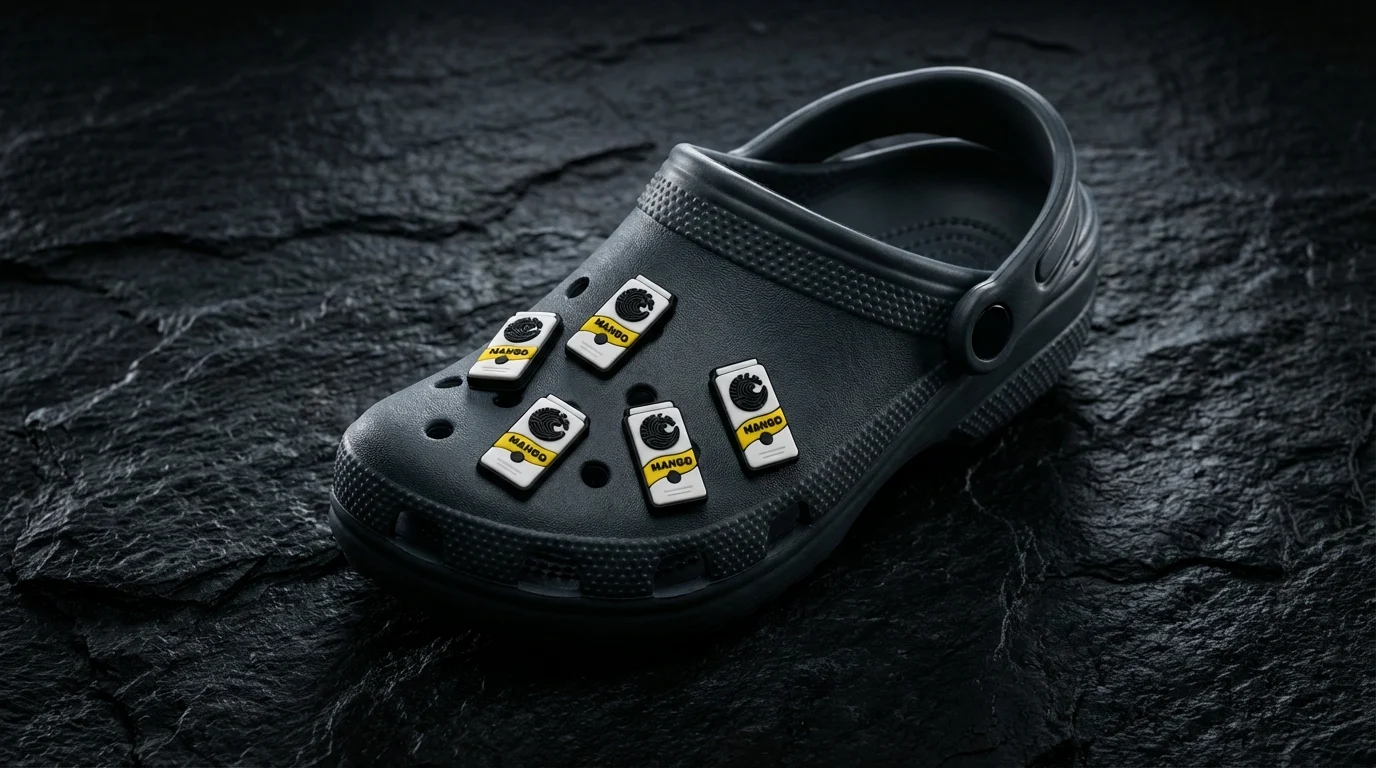 White Claw Drink Mango For Crocs & Jibbitz Shoe Charm