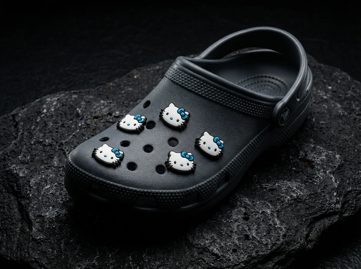 Blue Hello Kitty Cartoon Character For Crocs Charms Jibbitz